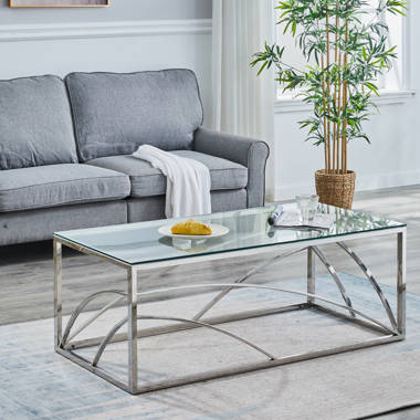 Caila coffee table with outlet storage